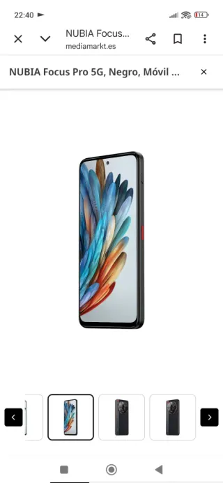 Nubia Focus Pro 5G Negro IMPECABLE