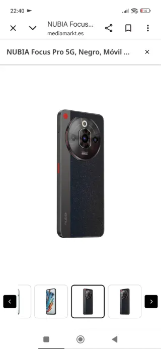 Nubia Focus Pro 5G Negro IMPECABLE