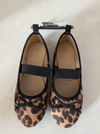 Ballerine bambina stampa leopardata