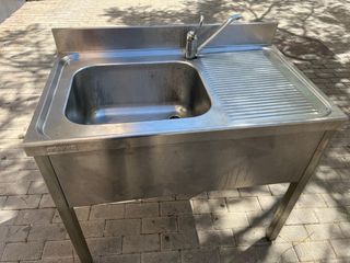 Fregadero industrial acero inoxidable