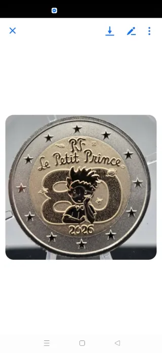 2 Monedas 2€ Francia El Principito