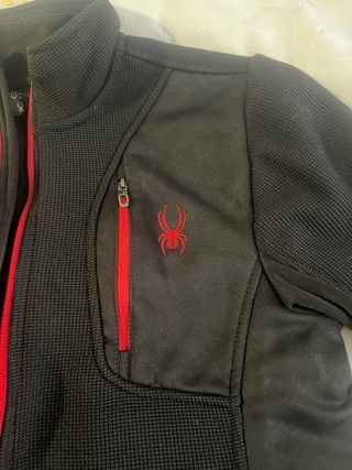 Chaqueta Spyder Negra y Roja