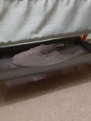 Cuna colecho madera y tela