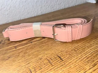 Bolso rosa Misako efecto piel cocodrilo