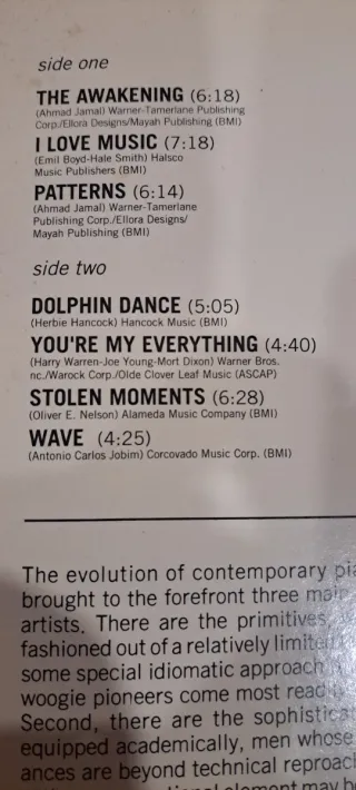 Vinilo The Ahmad Jamal Trio - The Awakening