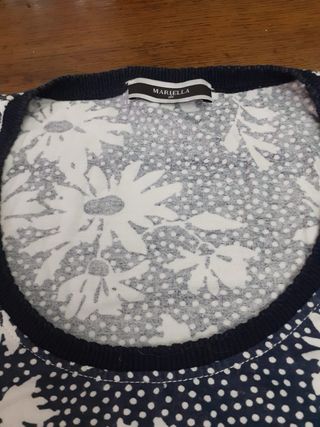 Maglietta Mariella Viscosa Fantasia Floreale