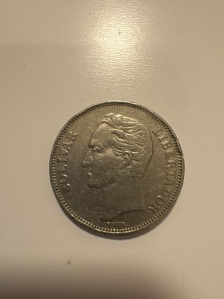 Moneda 2 Bolívares Venezuela 1967