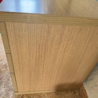 Cajonera de madera con 3 cajones