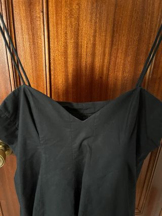 Top Zara Negro Tirantes