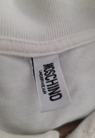 Polo Moschino Blanco