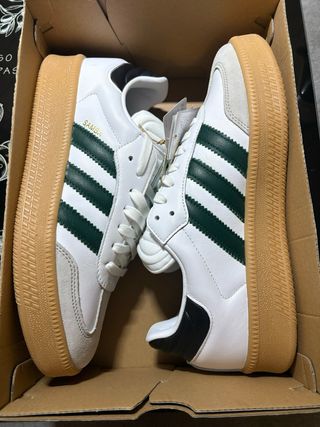 Adidas Samba XLG Verde y Blanco