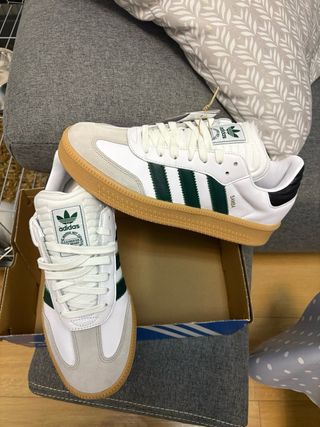 Adidas Samba XLG Verde y Blanco