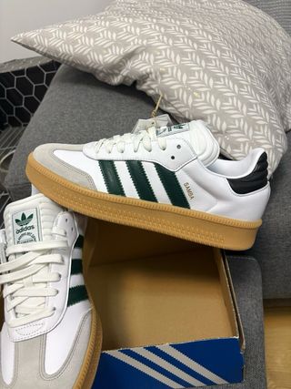 Adidas Samba XLG Verde y Blanco