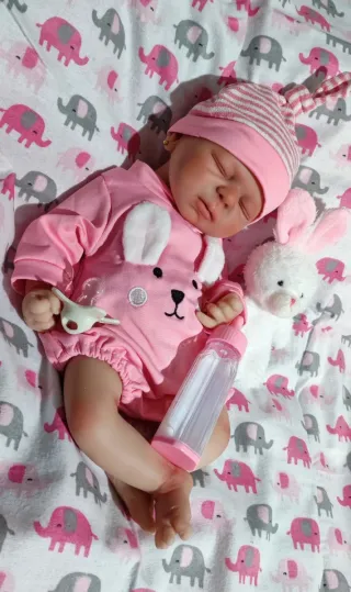 Reborn completa silicona 36cm