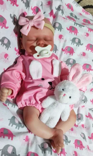 Reborn completa silicona 36cm