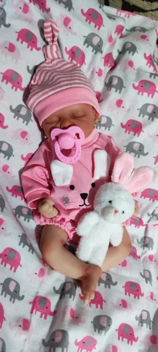 Reborn completa silicona 36cm