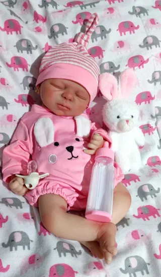 Reborn completa silicona 36cm