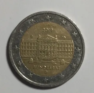 Moneta 2 Euro Commemorativa Germania 2019