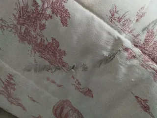 Edredón Toile de Jouy Beige/Rojo