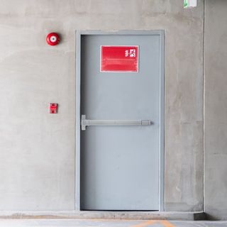 Cerraduras de Puerta con Barra de Empuje, Barras de Pánico de Acero Carbono para Puertas de Salida, con Palanca Exterior y 3 Llaves, Dispositivo de Salida de Emergencia con Barra de Empuje para Pu...