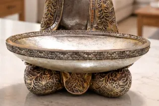 Figura Buda con Cuenco Decorativo