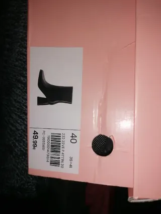 Botas negras talla 40