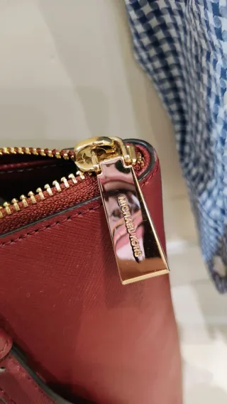 Borsa Michael Kors Voyager Rossa Oro