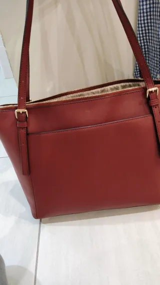 Borsa Michael Kors Voyager Rossa Oro
