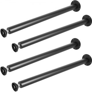 Piernas de Escritorio Ajustables de 762MM, Juego de 4, Piernas de Mueble de Oficina de Acero Reforzado para DIY, Capacidad de Carga de 544.3KG Piernas de Escritorio de Alta Resistencia, Piernas de...