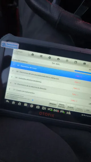 Diagnosis borrado de fallos  pre itv mecanico