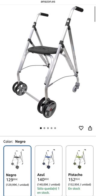 Andador ligero y plegable personas mayores