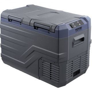 Refrigerador de Coche, Refrigerador de Coche de 12 Voltios, Congelador Portátil de Doble Zona de 32 L, Rango Ajustable de -4℉ a 68℉, Enfriador de Compresor de 12/24V DC y 100-240V AC para Exterior...