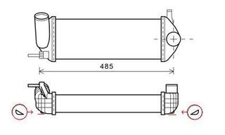 Intercooler RENAULT Kangoo II 1.5 DCI 08-