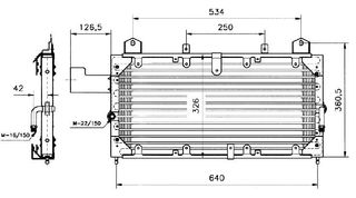 Condensador LAND ROVER DISCOVERY I 89-98