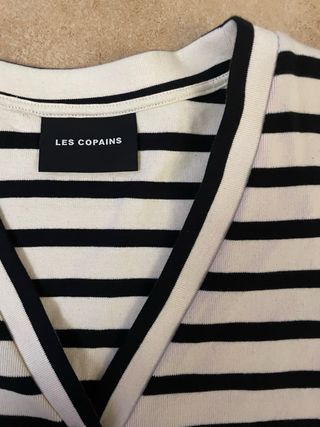 Maglia crop LES COPAINS a righe