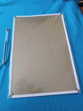 JULIÁN ÁLVAREZ PLACA 20X30 AUTÓGRAFO