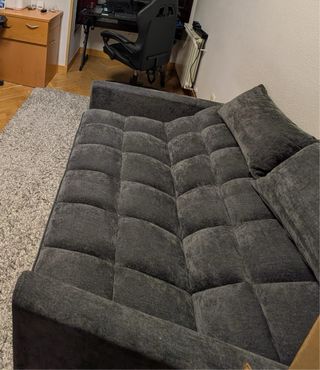 Sofá Cama 2 Plazas Gris