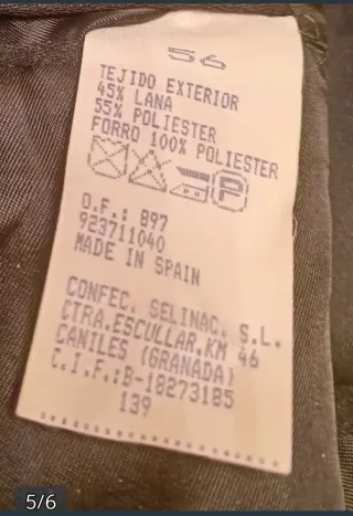 Traje de caballero gris