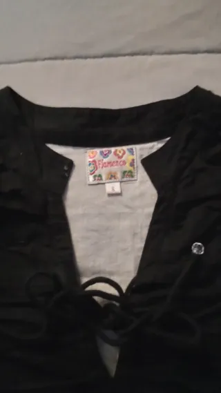 Vestido Flamenco Negro y Blanco