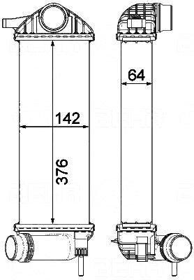 Intercooler RENAULT Kangoo 1.5 DCi 08-