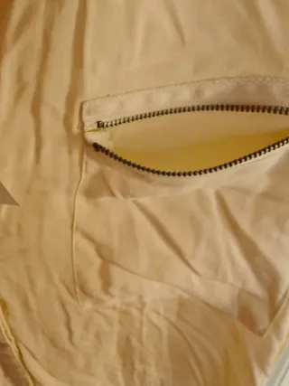 Camisa Totto Beige con Cremalleras