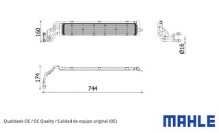 Radiador, bateria de tracção AUDI A3 Sportback (8V) 1.4 TFSI e-tron 14-20 // CUPRA // SEAT // SKODA // VW