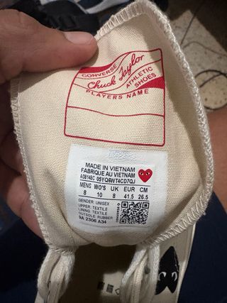 Converse x Comme des Garçons PLAY Chuck Taylor