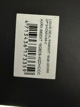 PowerColor Liquid Devil AMD Radeon RX 6800 XT 16GB
