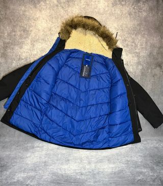 Jack & Jones Originals Black Waterproof Parka