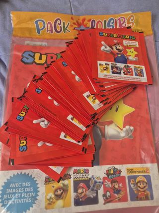 Album + 50 sobres (pochettes) supermario
