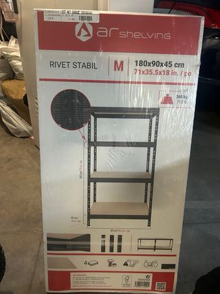 Estantería metálica Leroy Merlin 5 baldas