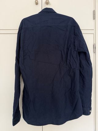 Camisa Zara Azul Marino Talla M