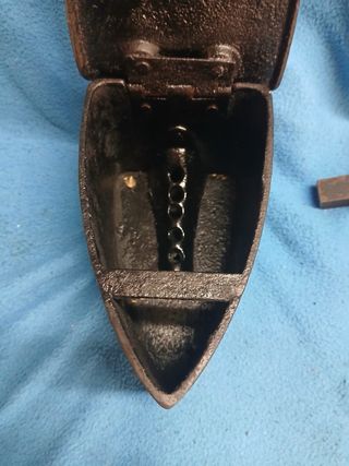 Plancha antigua española de hierro