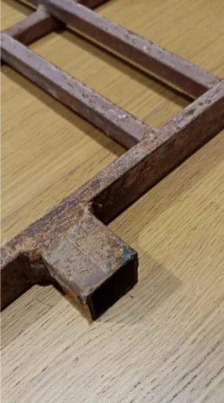 Grata in ferroantica stile Industrial anni '60